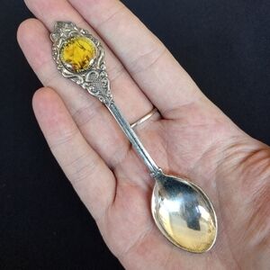 Vintage Silver Plated Souvenir Spoon Mammoth Cave National Park